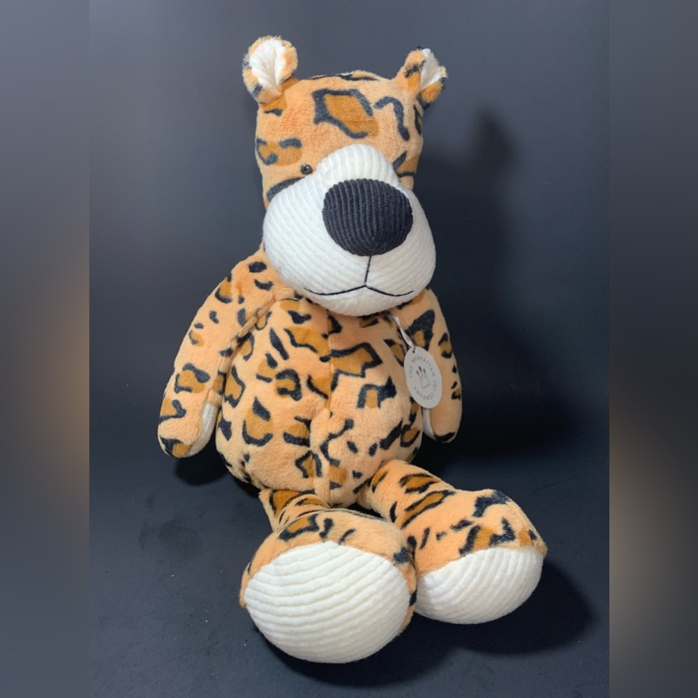Manhattan Toy Leopard Stuffed Animal Plush Cheetah 2013 Orange Black